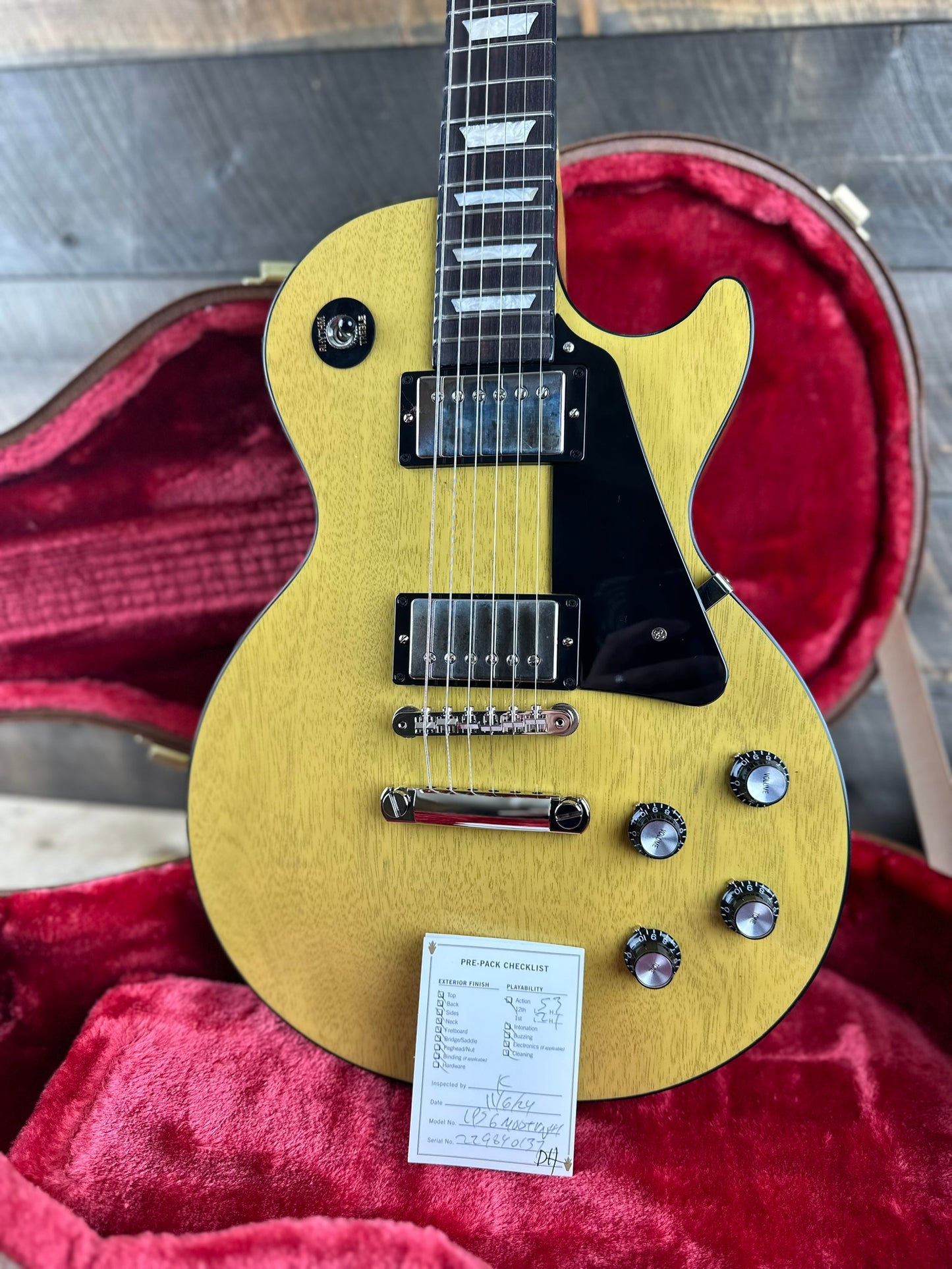 Gibson Les Paul Standard 60s Mahogany Top *Buy A LP Standard Get Two Free Maestro Pedals!*  -  TV Yellow 229840137