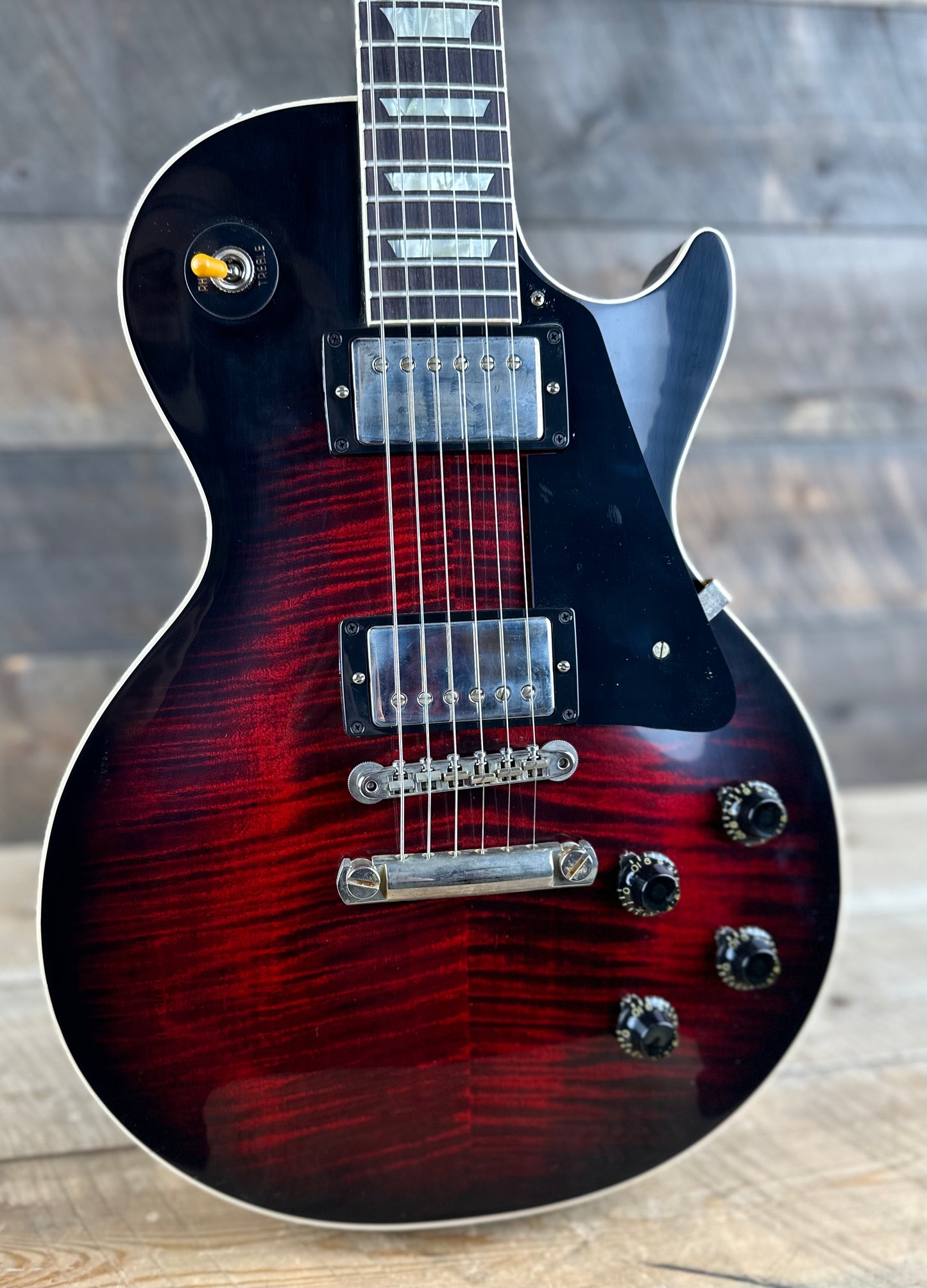 Gibson Custom Shop 1959 Les Paul Standard Reissue VOS - Red Tiger Burst Ebony Back 941537