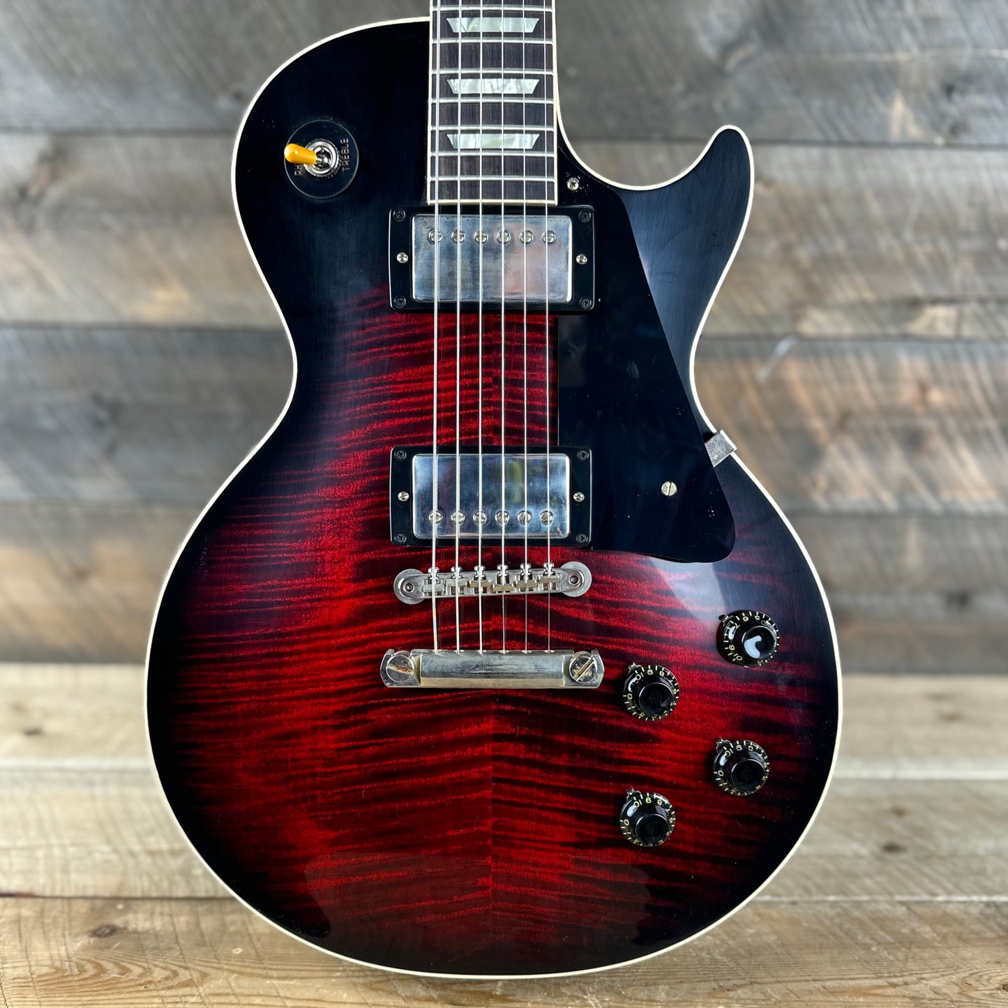 Gibson Custom Shop 1959 Les Paul Standard Reissue VOS - Red Tiger Burst Ebony Back 941537