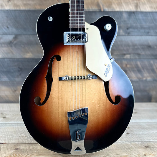 Vintage 1964 Gretsch 6124 Single Anniversary Hollowbody Guitar - Sunburst W/OHSC and Case Candy