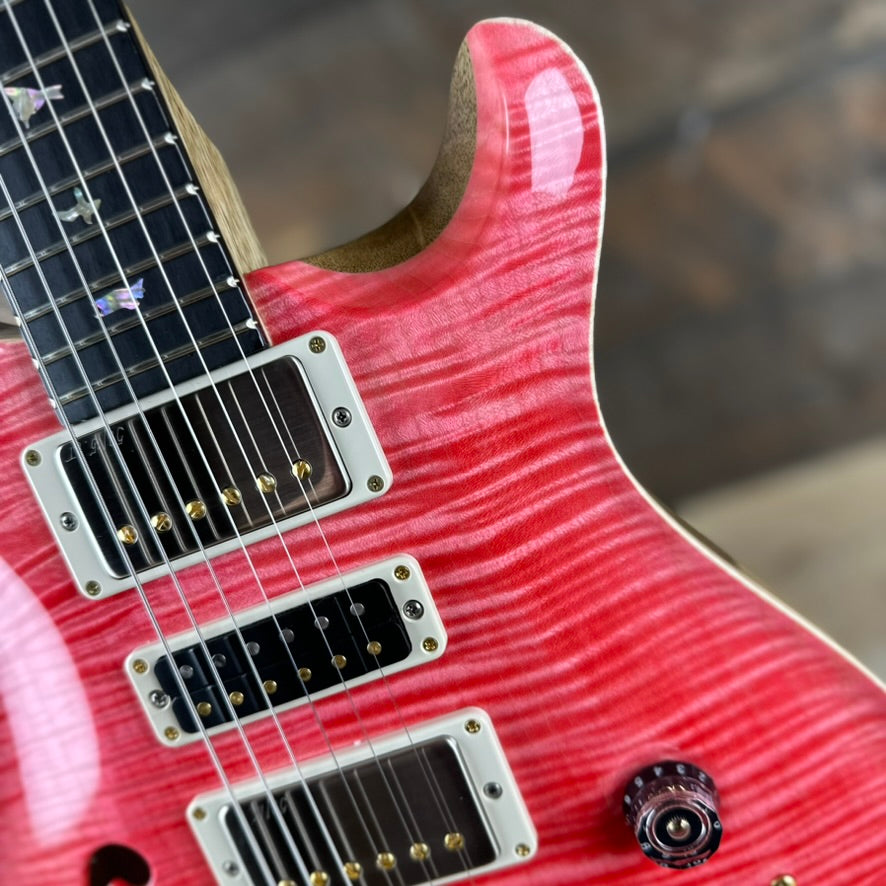 PRS Wood Library Special 22 Semi-Hollow - Flame Maple 10 Top Korina Back/Neck Ebony FB - Bonnie Pink 391567