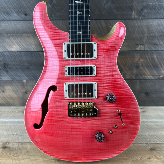 PRS Wood Library Special 22 Semi-Hollow - Flame Maple 10 Top Korina Back/Neck Ebony FB - Bonnie Pink 395515