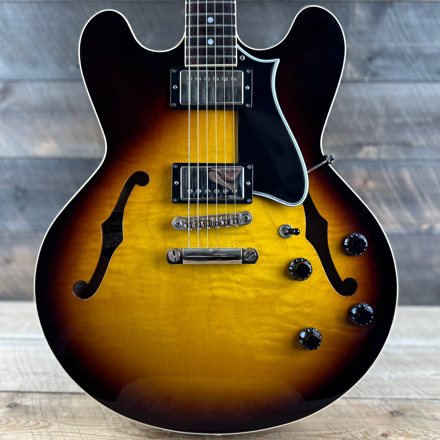 Used Heritage H-535 Semi-Hollow - Original Sunburst