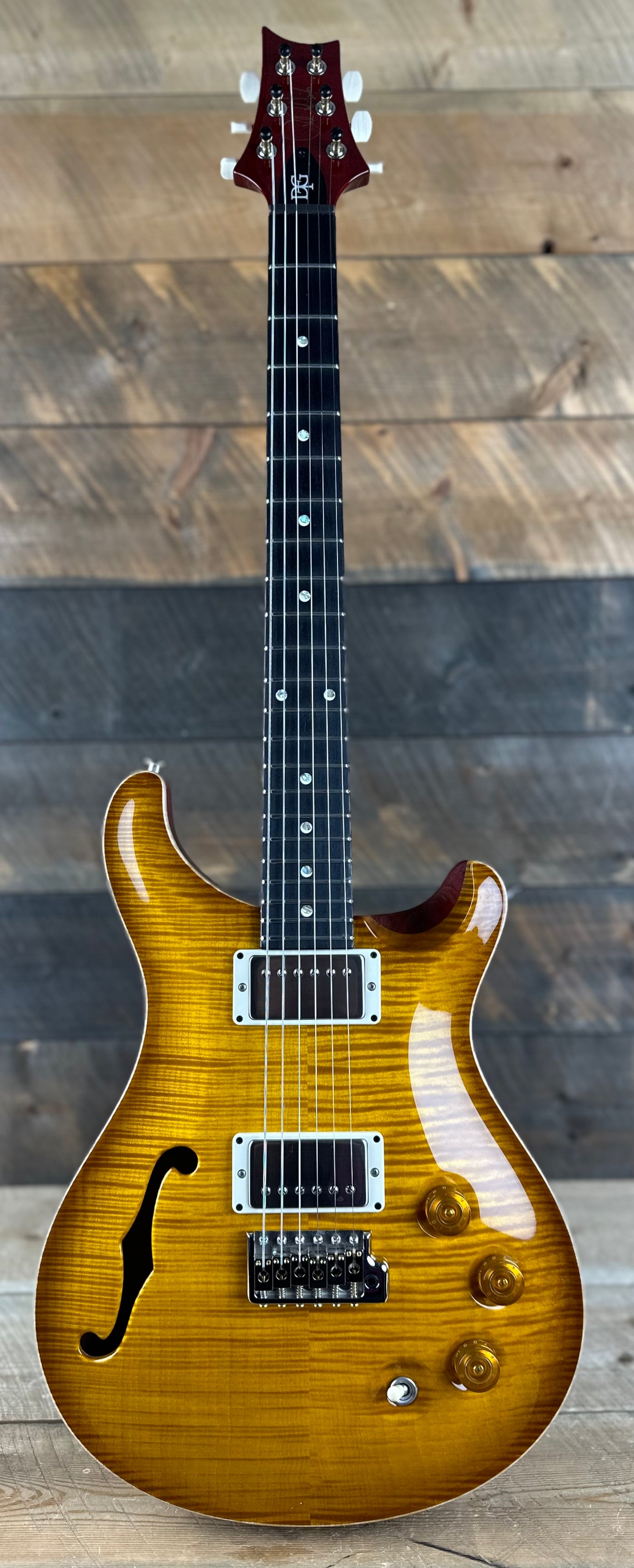 PRS DGT Limited Edition Semi-Hollow, Only 200 Made, Artist Top  - McCarty Sunburst 392004