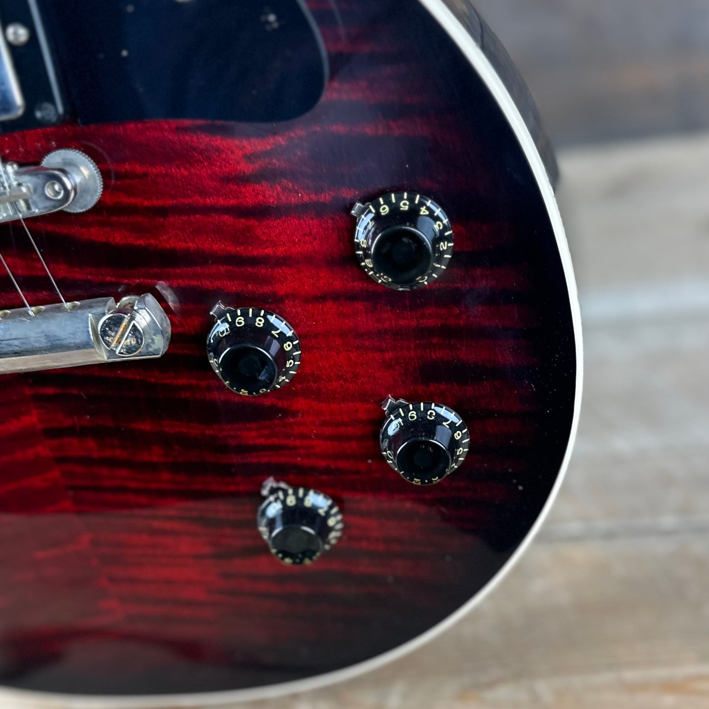 Gibson Custom Shop 1959 Les Paul Standard Reissue VOS - Red Tiger Burst Ebony Back 941537