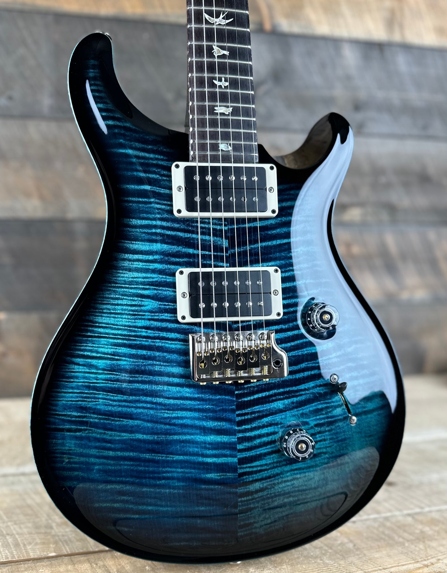 PRS Custom 24 - Cobalt Smokeburst 390488 Stained Binding!