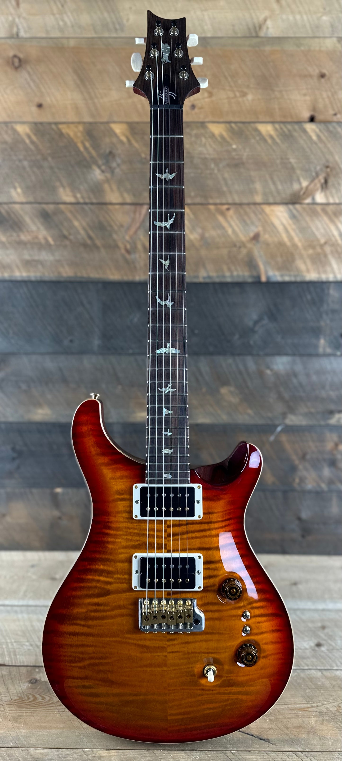 PRS 35th Anniversary Custom 24 10 Top - Dark Cherry Sunburst 286009