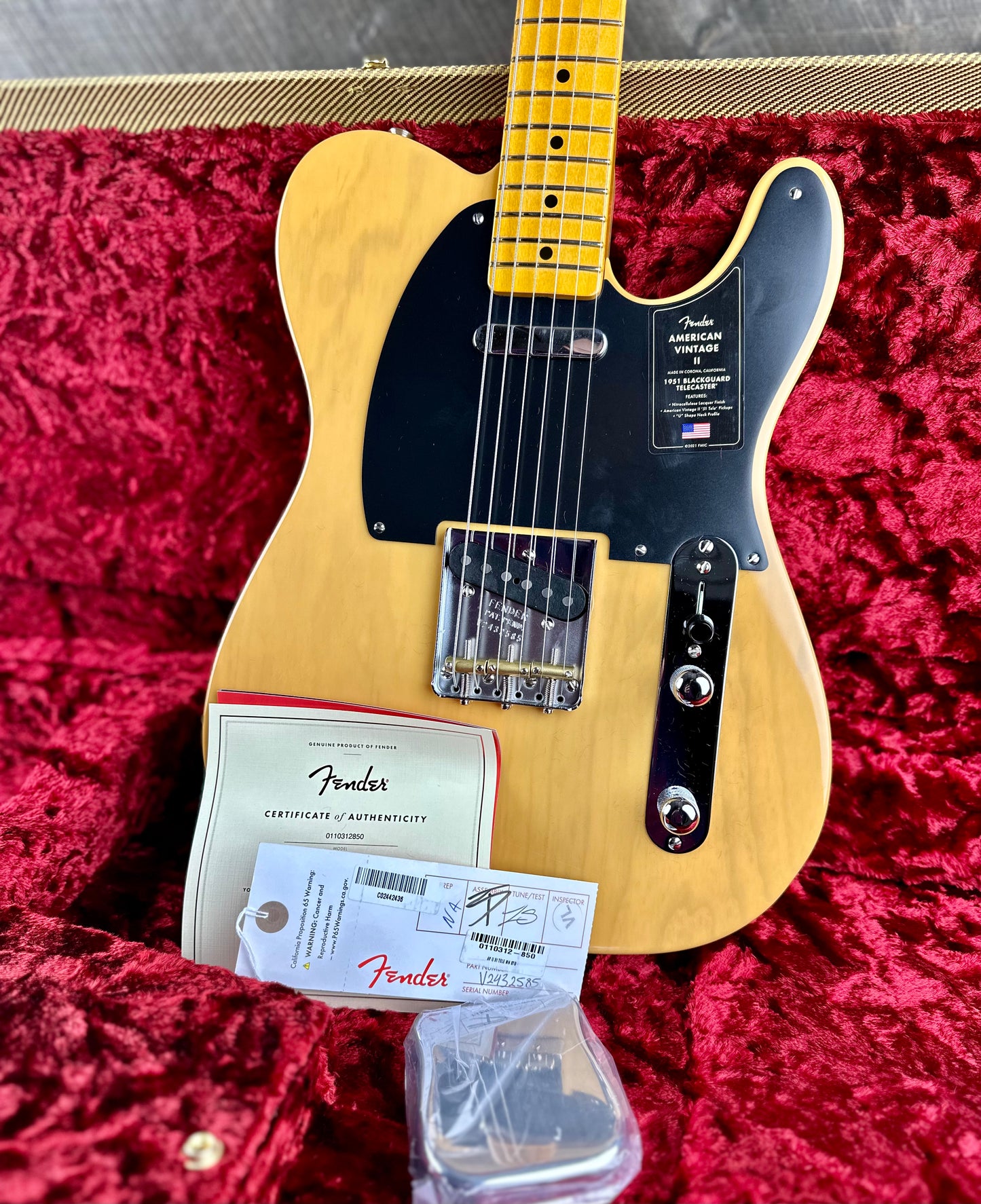 Fender American Vintage II '51 Telecaster - Butterscotch Blonde