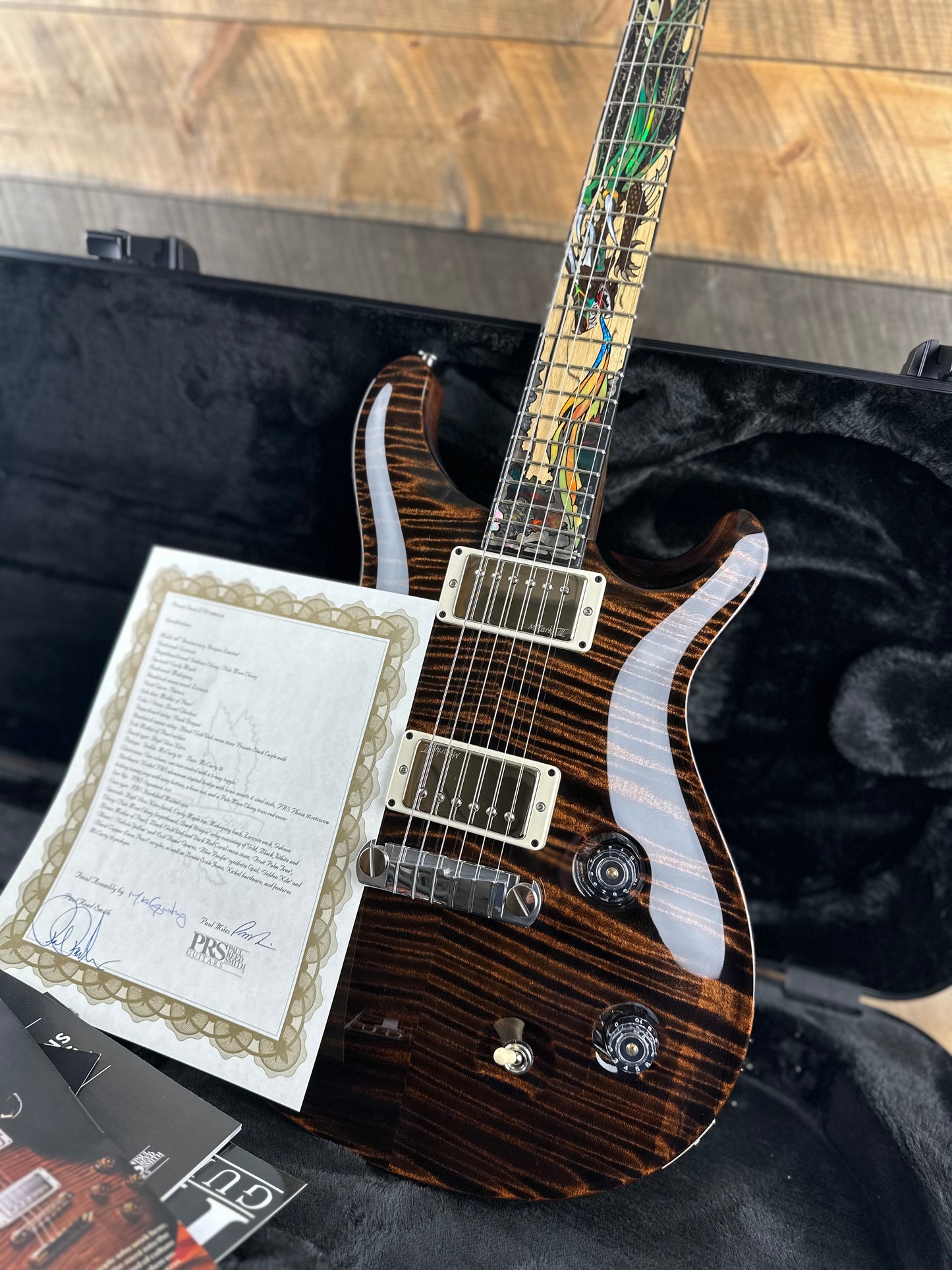 PRS Private Stock 40th Anniversary Mccarty Dragon *Only 165 Made!* - Burnt Chestnut #00118