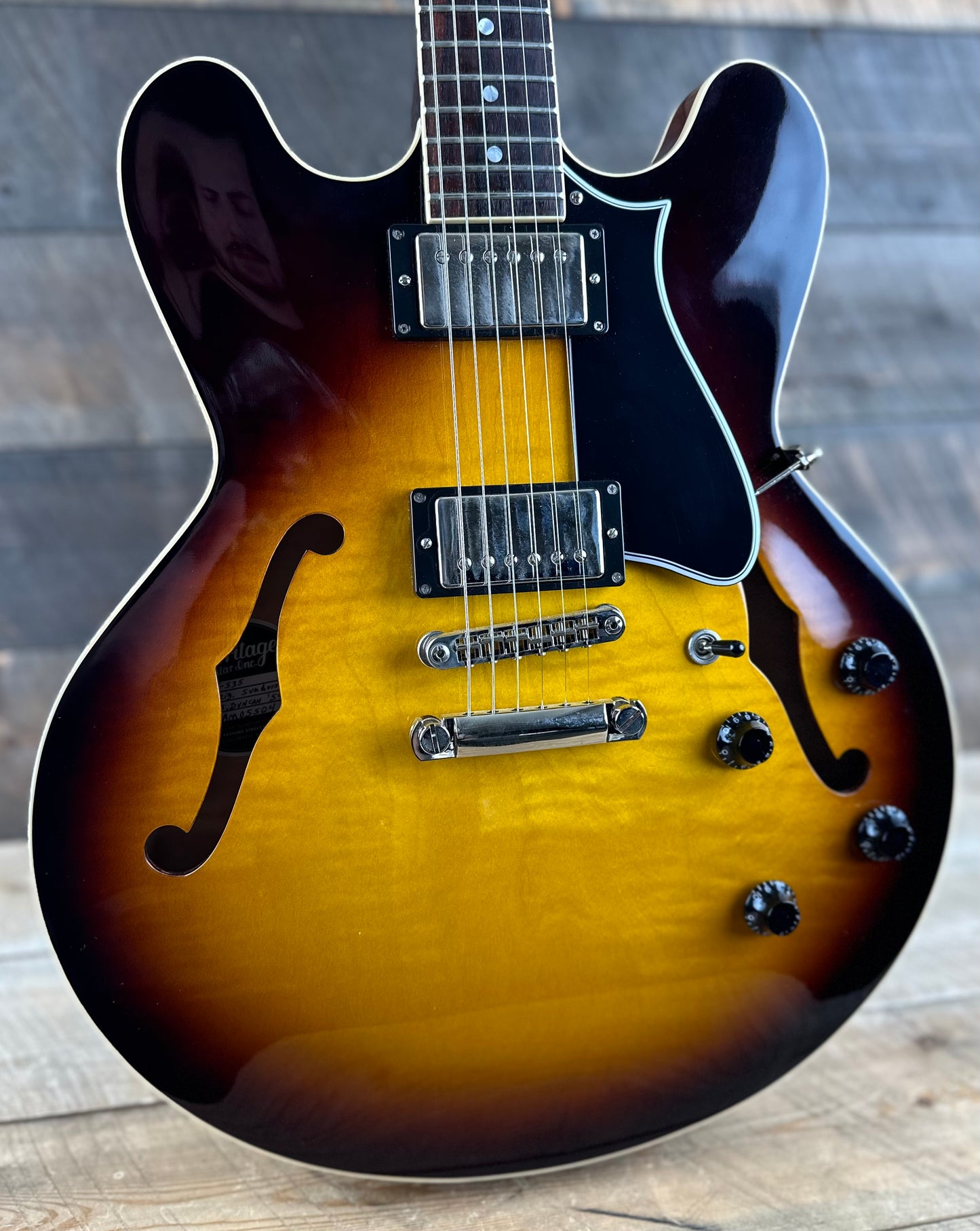 Used Heritage H-535 Semi-Hollow - Original Sunburst