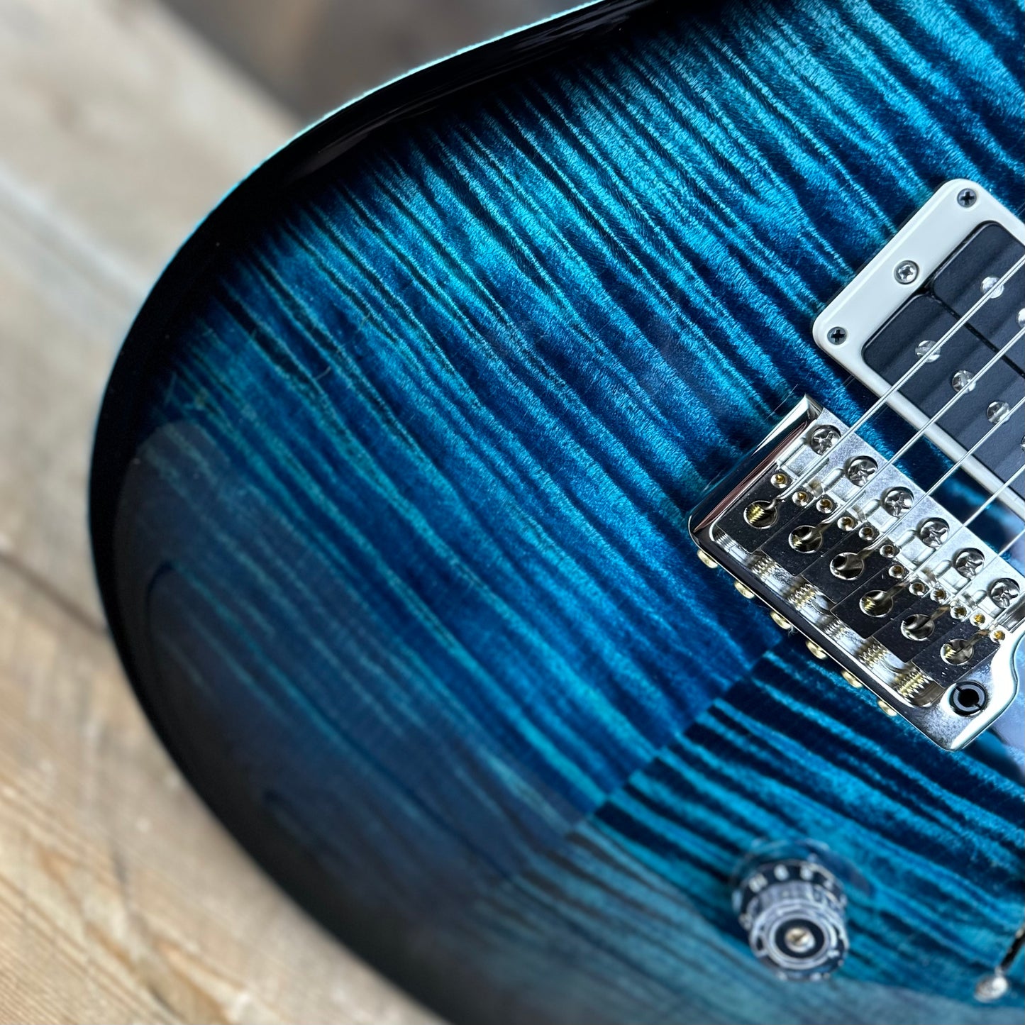 PRS Custom 24 - Cobalt Smokeburst 390488 Stained Binding!