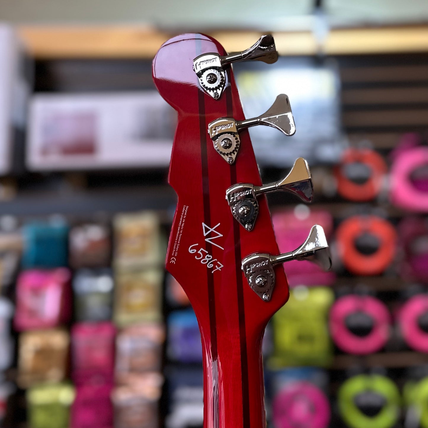 Reverend Thundergun Bass - Transparent Cherry 65867