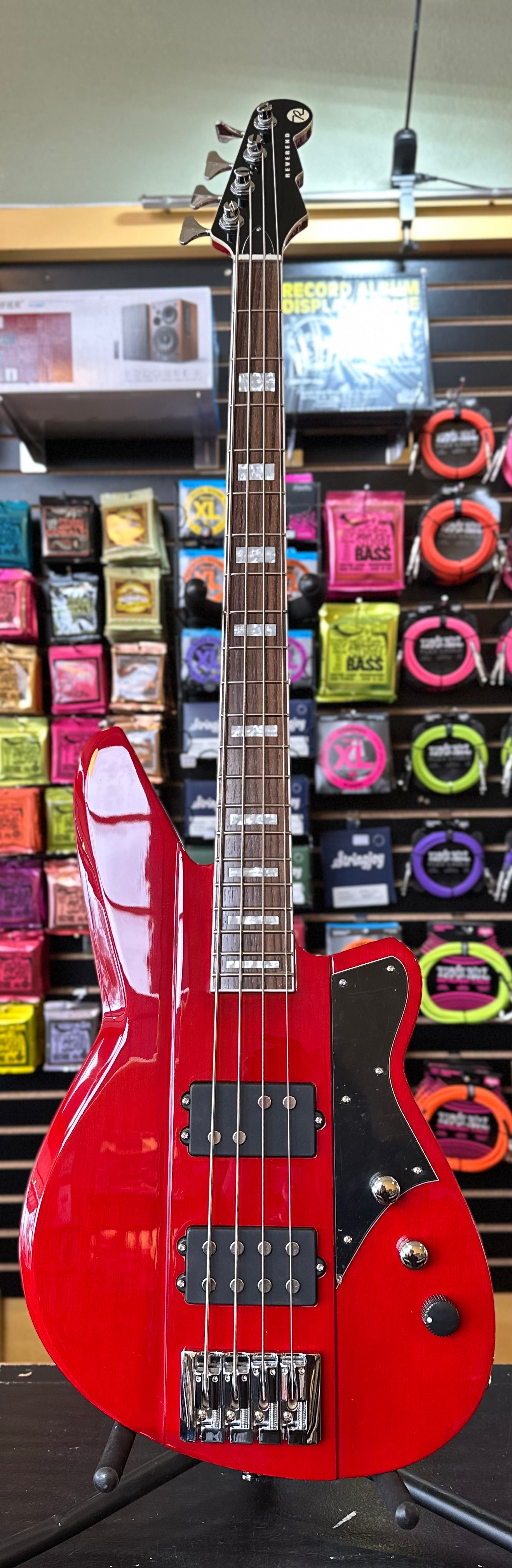 Reverend Thundergun Bass - Transparent Cherry 65867