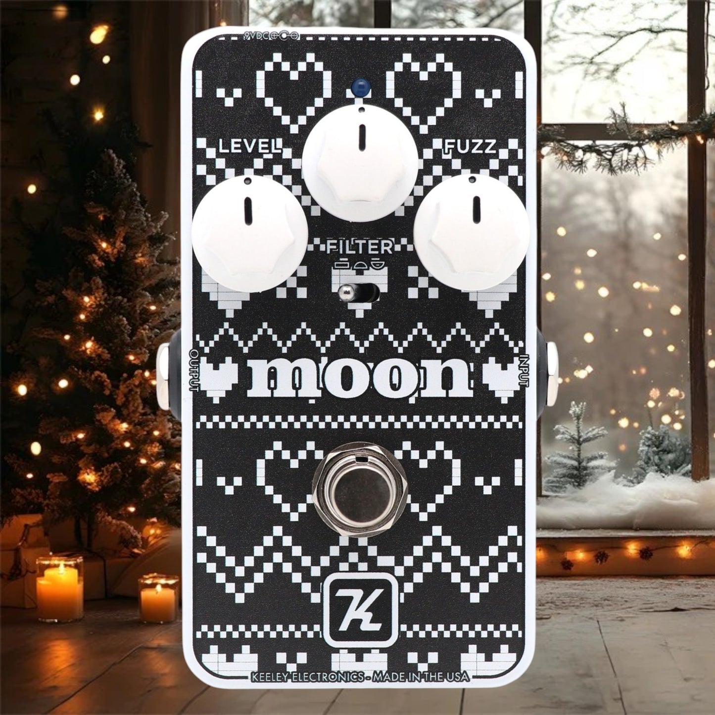 Keeley Moon Op Amp Fuzz Pedal IN AN UGLY CHRISTMAS SWEATER!