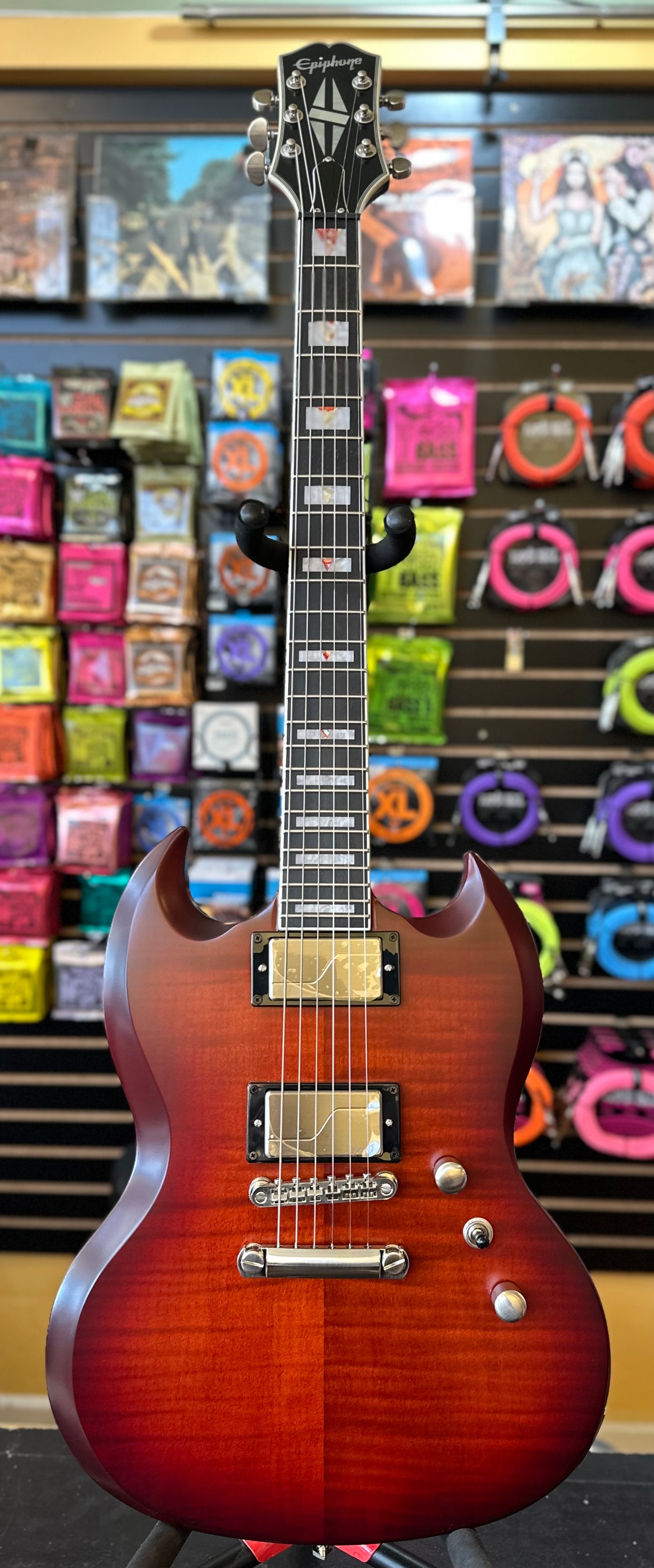 Epiphone SG Prophecy - Aged Bengal Tiger Burst 24051522865