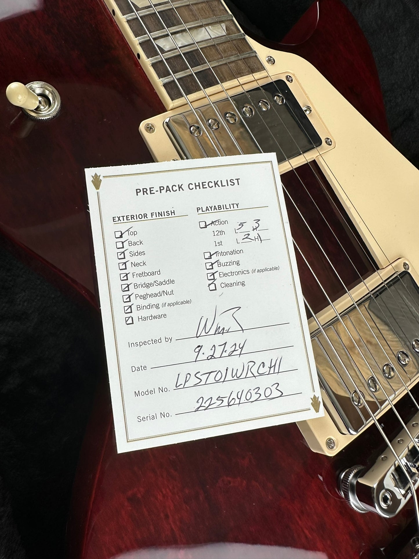 Gibson  Les Paul Studio - Wine Red 225640303