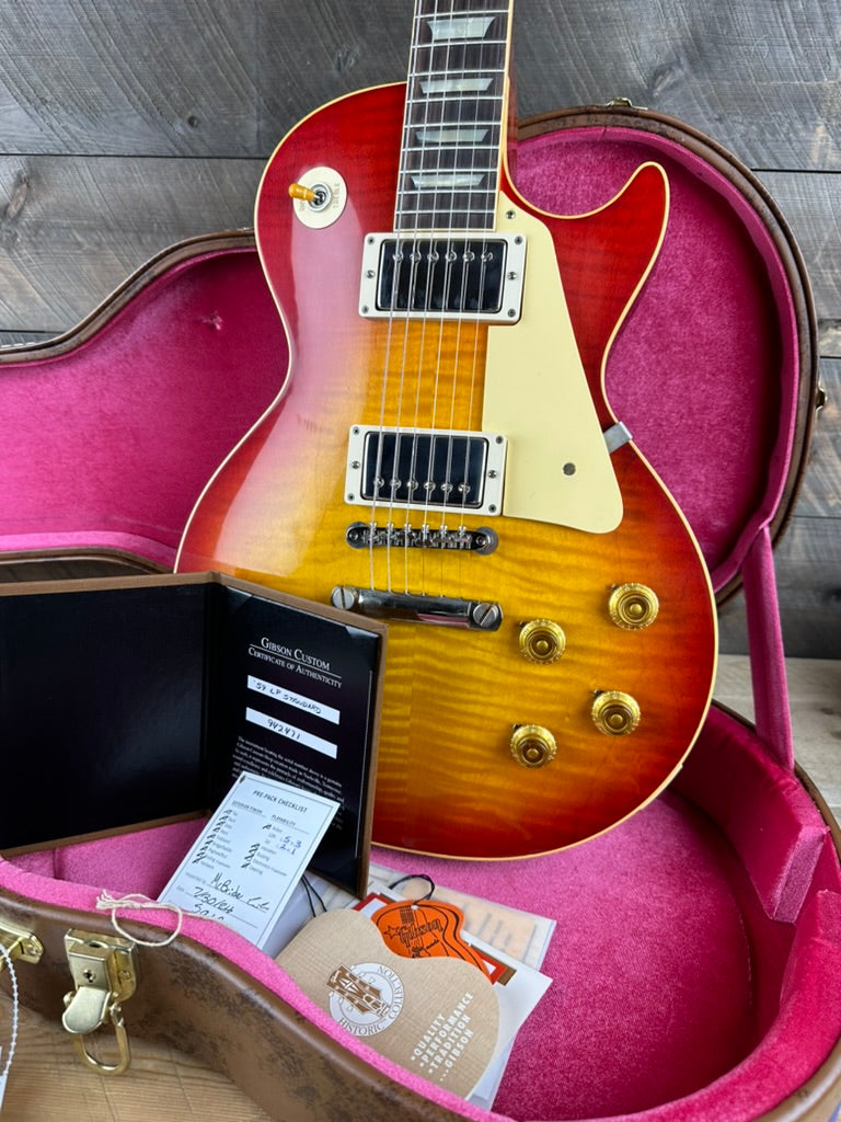 Gibson Custom Shop 1959 Les Paul Standard Reissue VOS - Washed Cherry Sunburst 942471