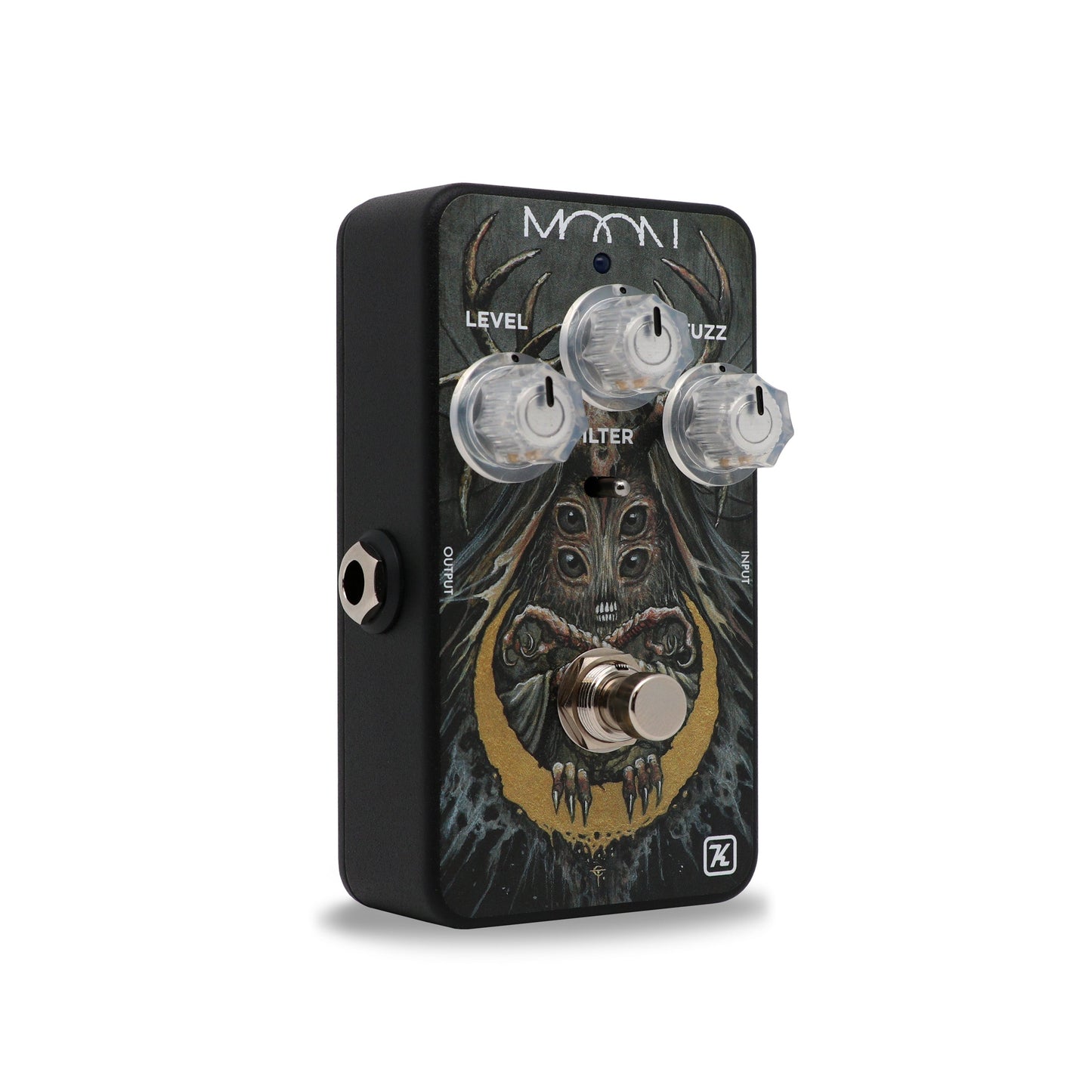 Keeley Buck Moon Op Amp Fuzz Pedal With Custom Art by Timbul Cahyono