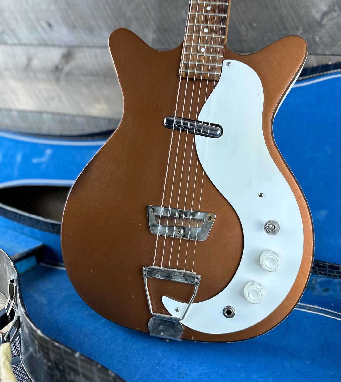 Vintage 1960's Danelectro 3012 DC-1 Shorthorn - Copper