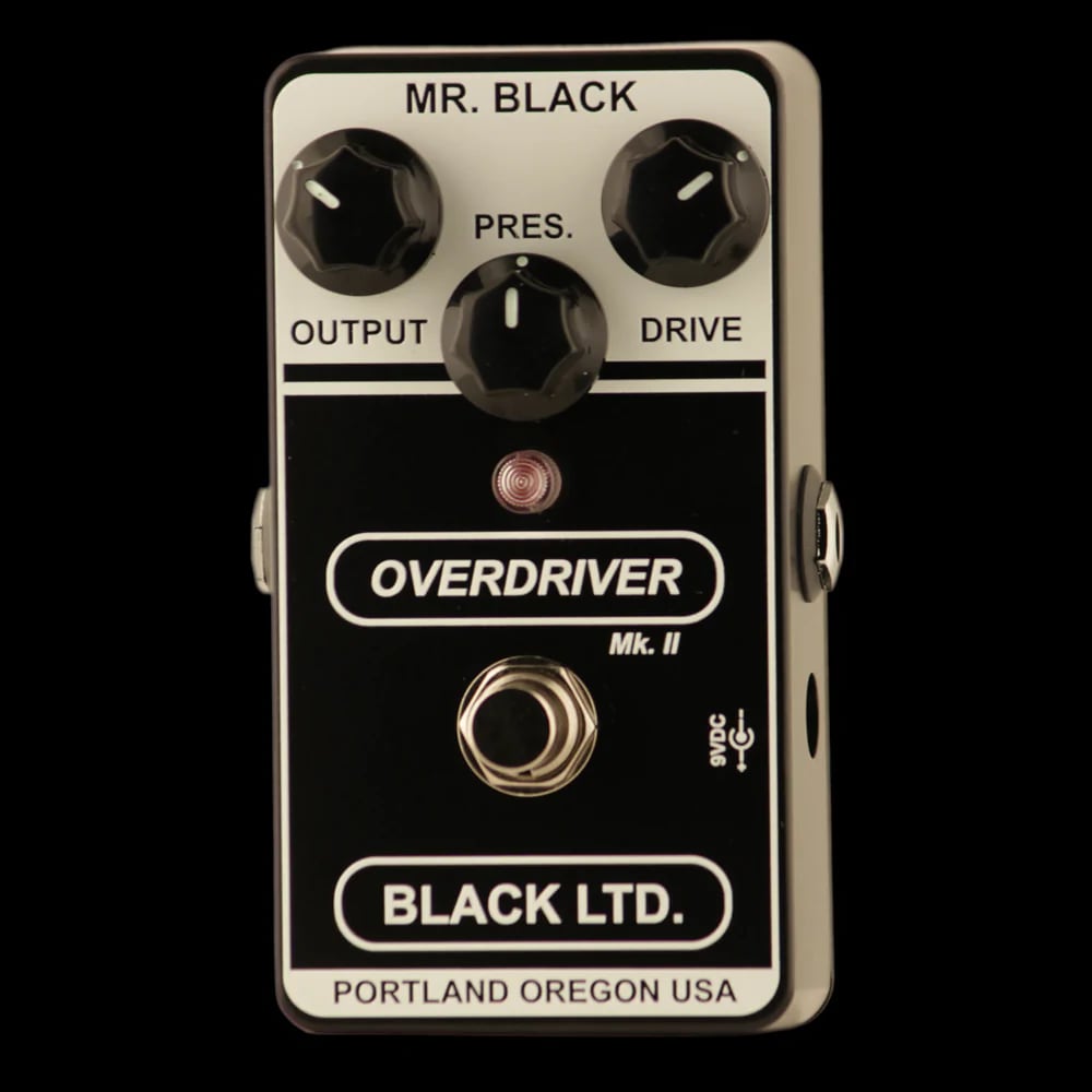 Mr. Black Black LTD. Overdriver Mk. II Pedal