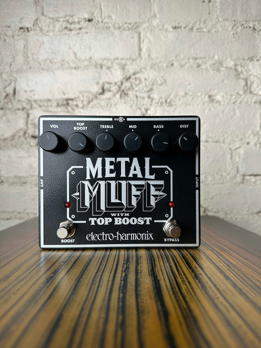 Used Electro-Harmonix Metal Muff Distortion with Top Boost 2006 - Present - Black