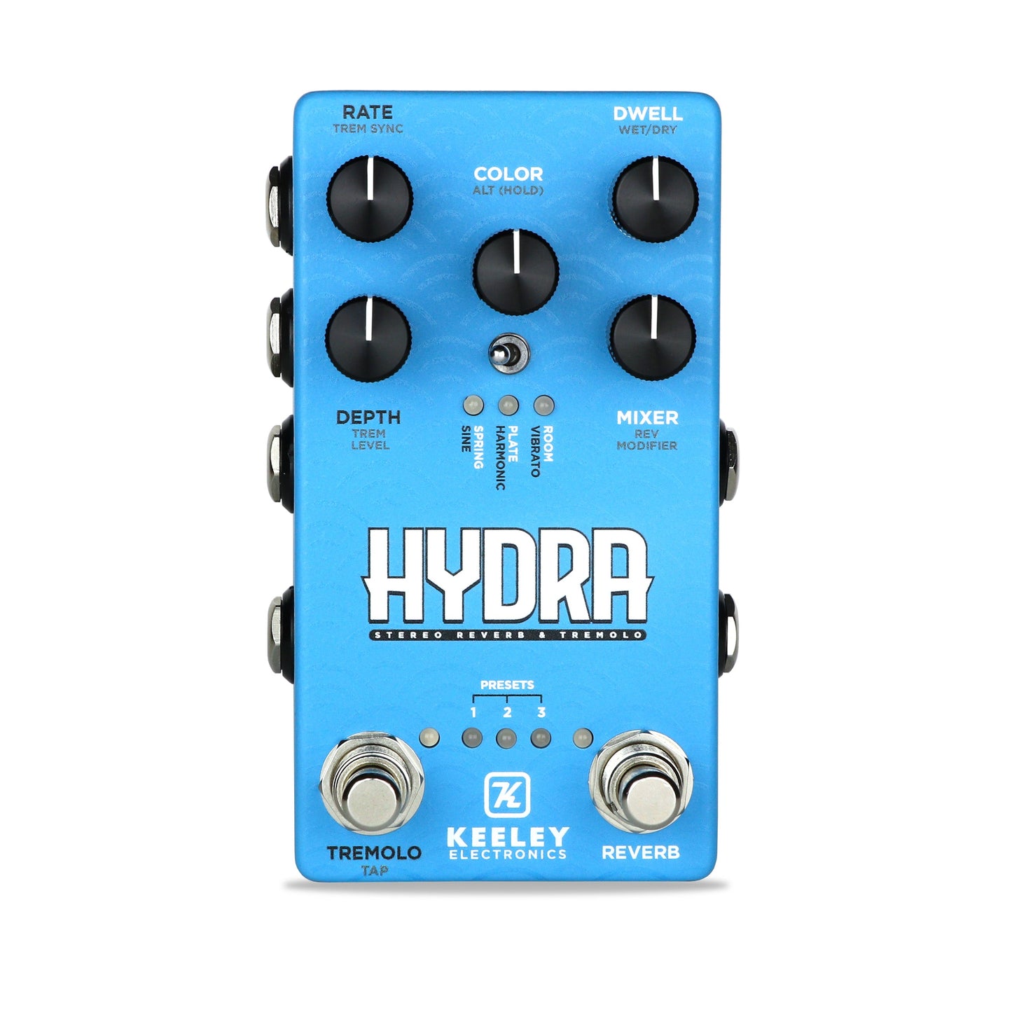 Keeley Hydra Stereo Reverb Tremolo Pedal