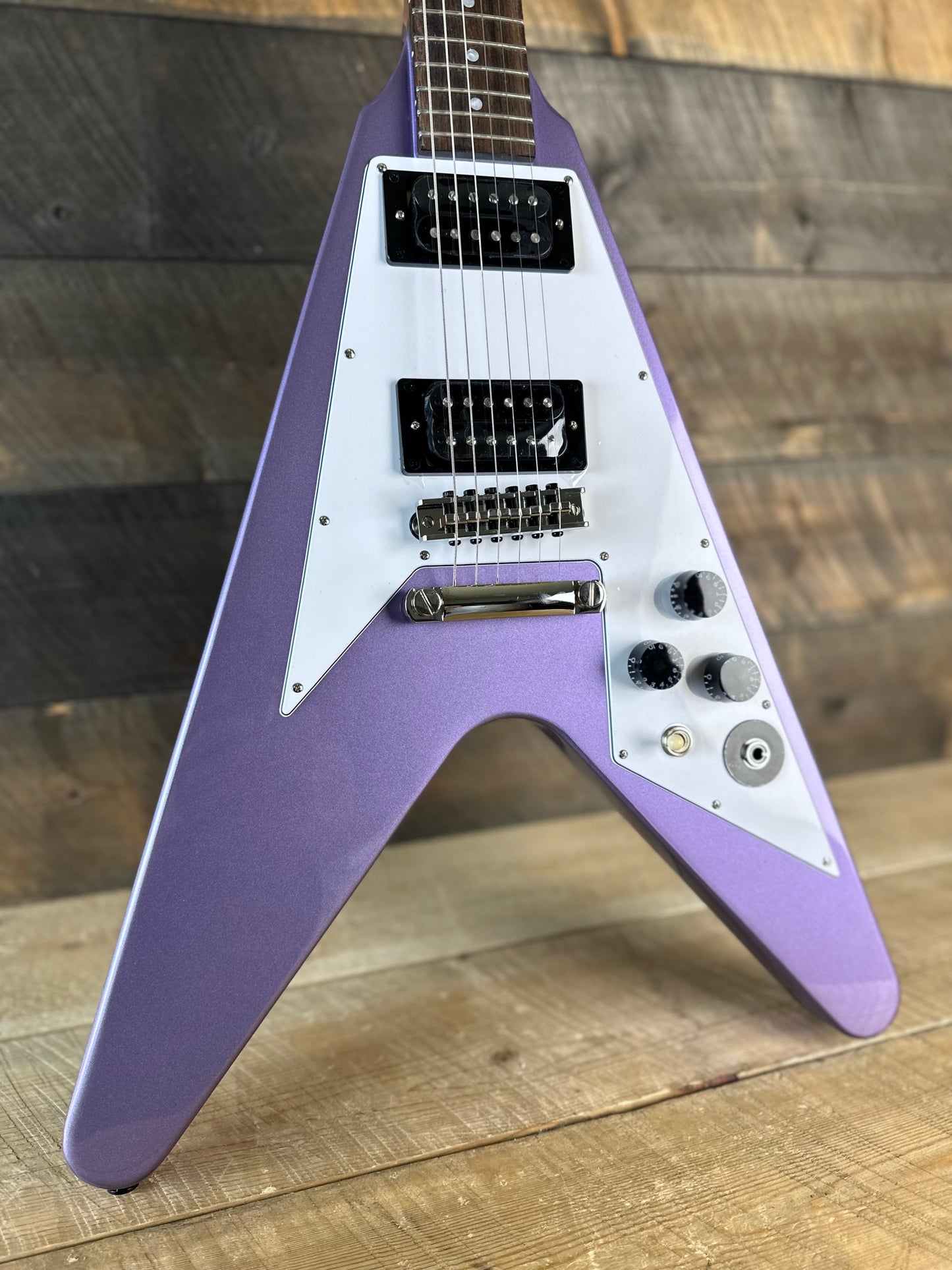 Epiphone Kirk Hammett 1979 Flying V - Purple Metallic 240215253721GC