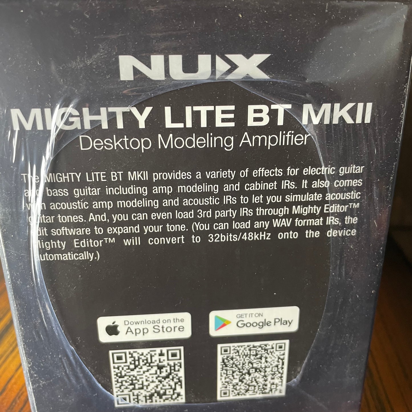 NuX Mighty Lite BT 3-Watt Desktop Bluetooth Guitar Combo 2020s - Black