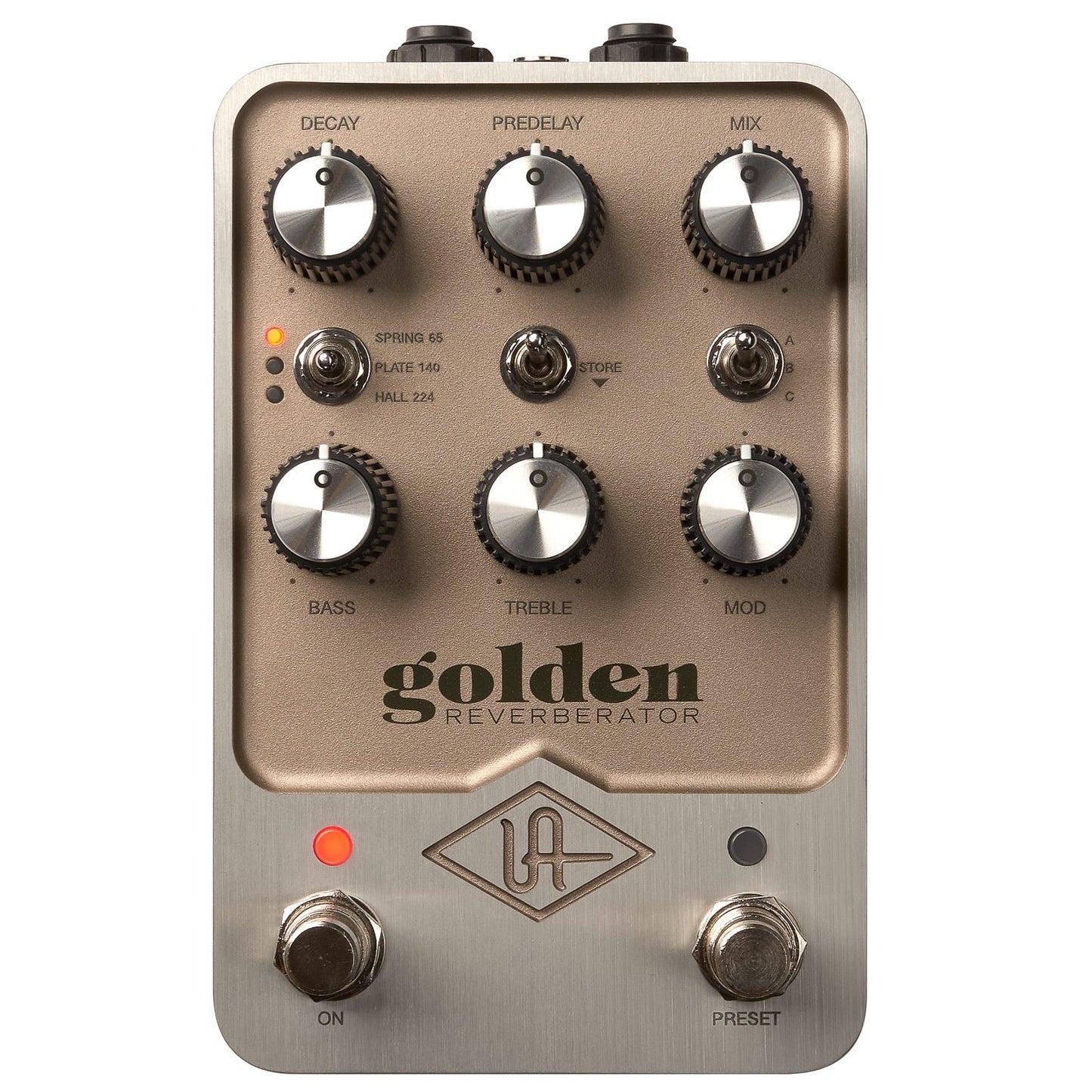 Universal Audio GOLDEN Reverberator Stereo Effects Pedal