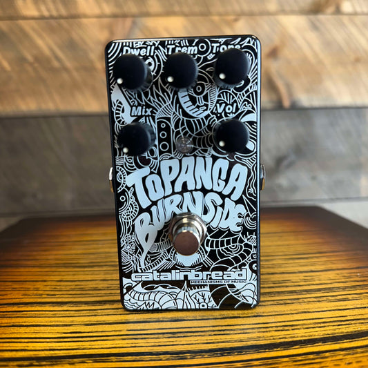 Catalinbread Topanga Burnside Spring Reverb 2022 - Present - Black / White