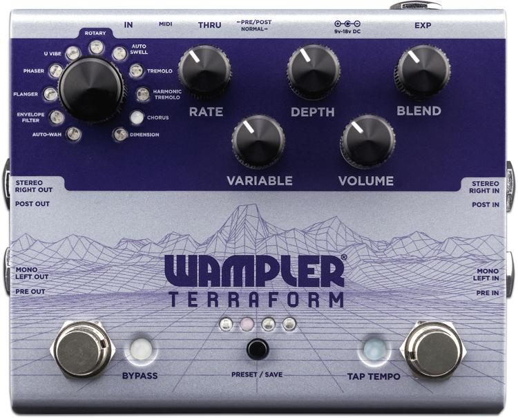 Wampler Terraform Modulation Multi Effect Pedal