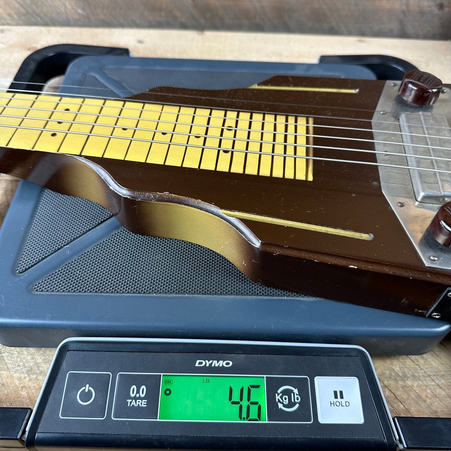 Vintage Harmony 1950s Lap Steel Guitar - Brown "Tater"