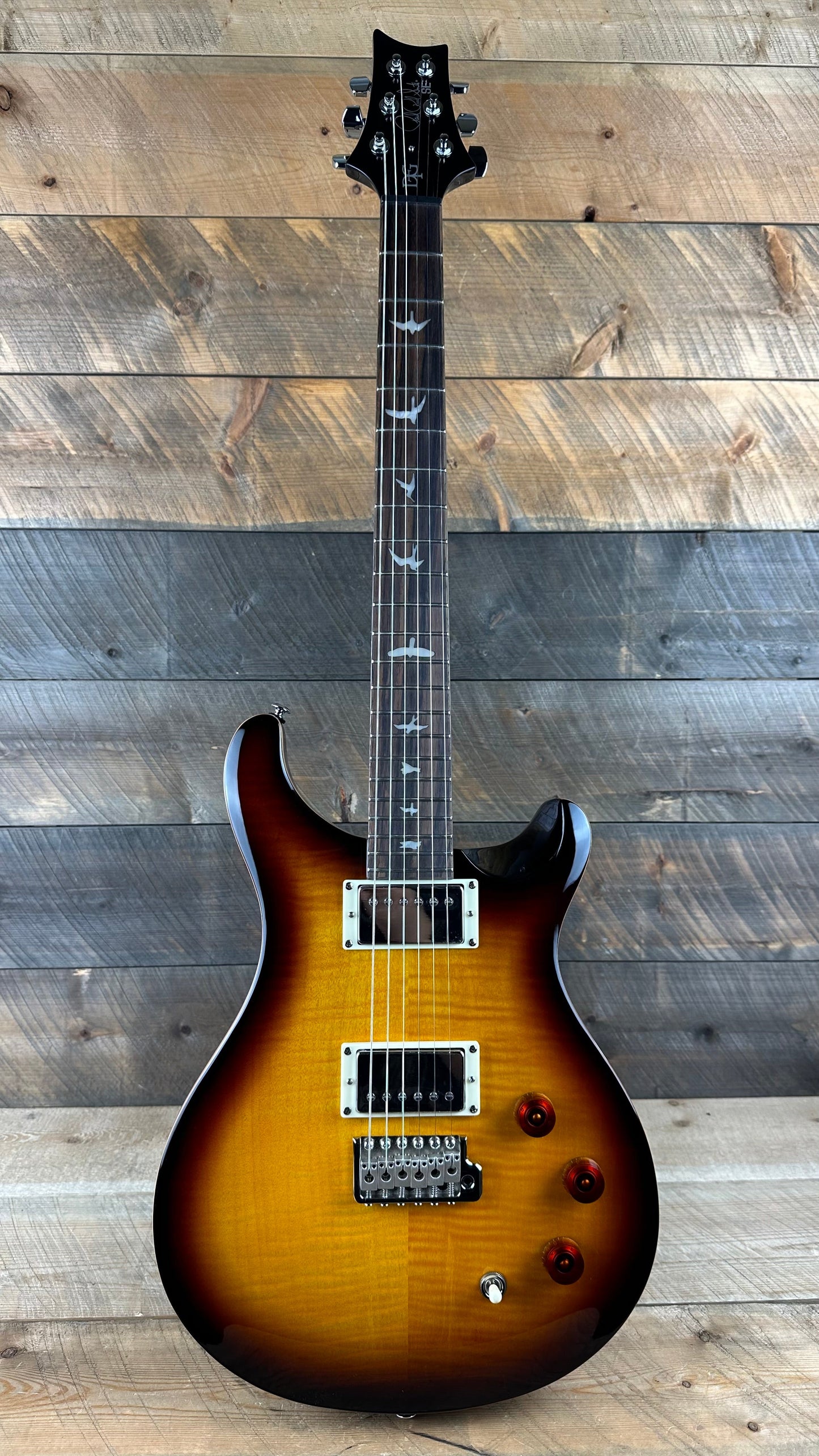 PRS SE DGT David Grissom Trem - McCarty Tobacco Sunburst 79719