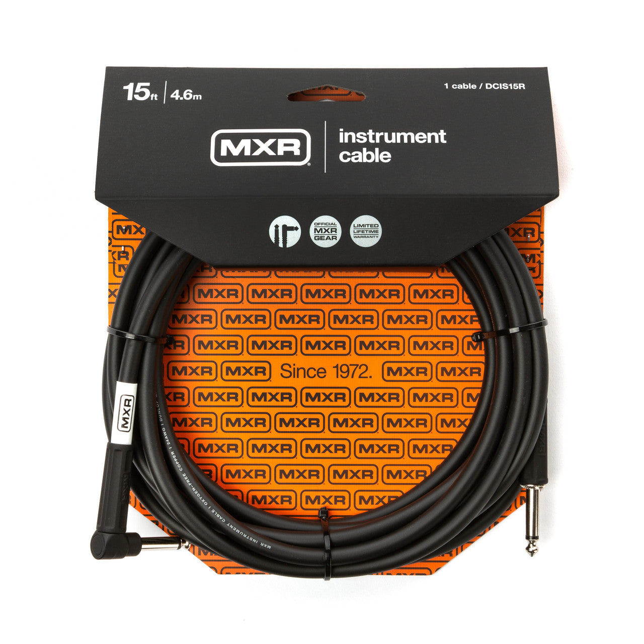 MXR DCIS15R 15 FT Standard Instrument Cable - Right Straight