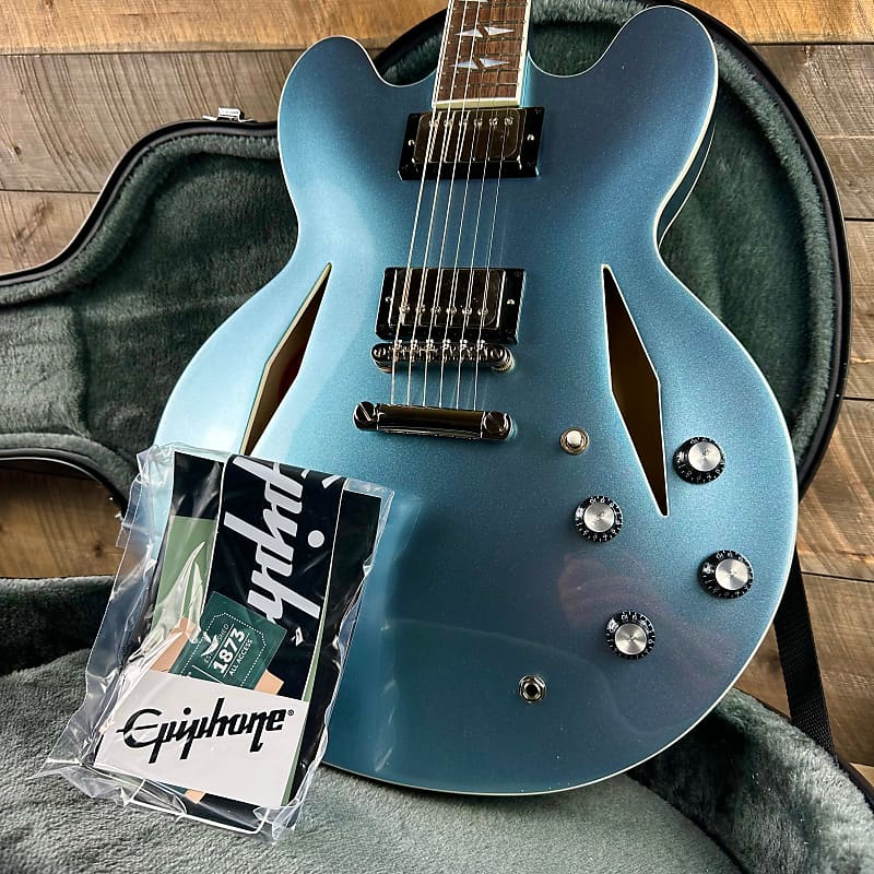 Epiphone Dave Grohl DG 335 Pelham Blue 24071511241 Quimper Sound Records and Guitars