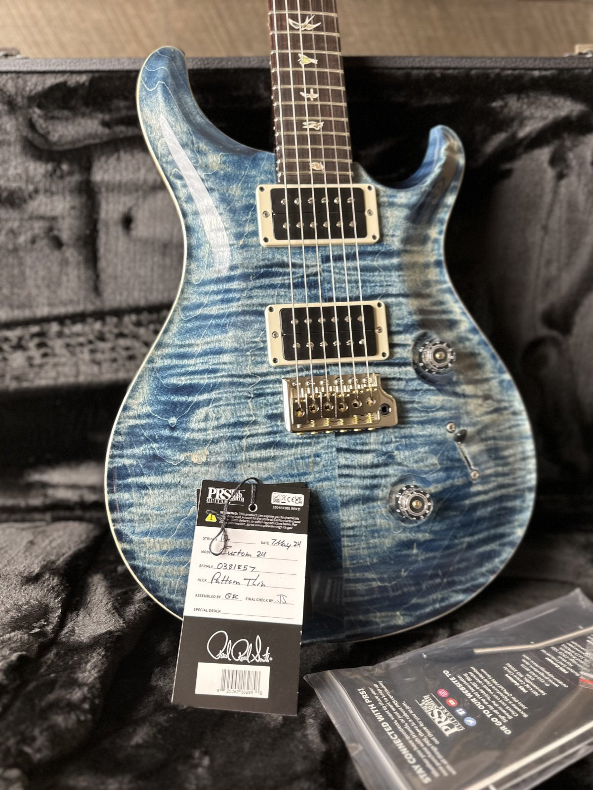 PRS Custom 24 - Faded Whale Blue 381857