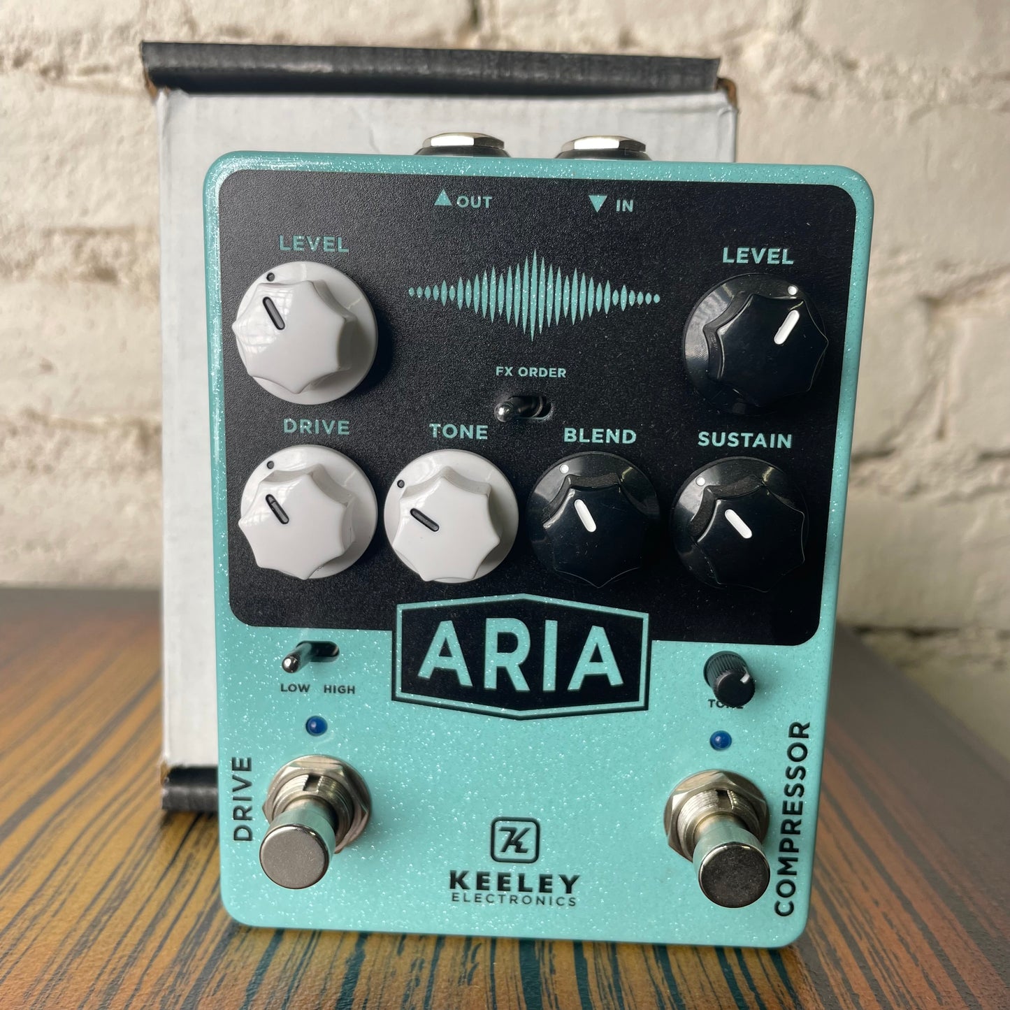 Keeley Aria Compressor/Overdrive like new inbox