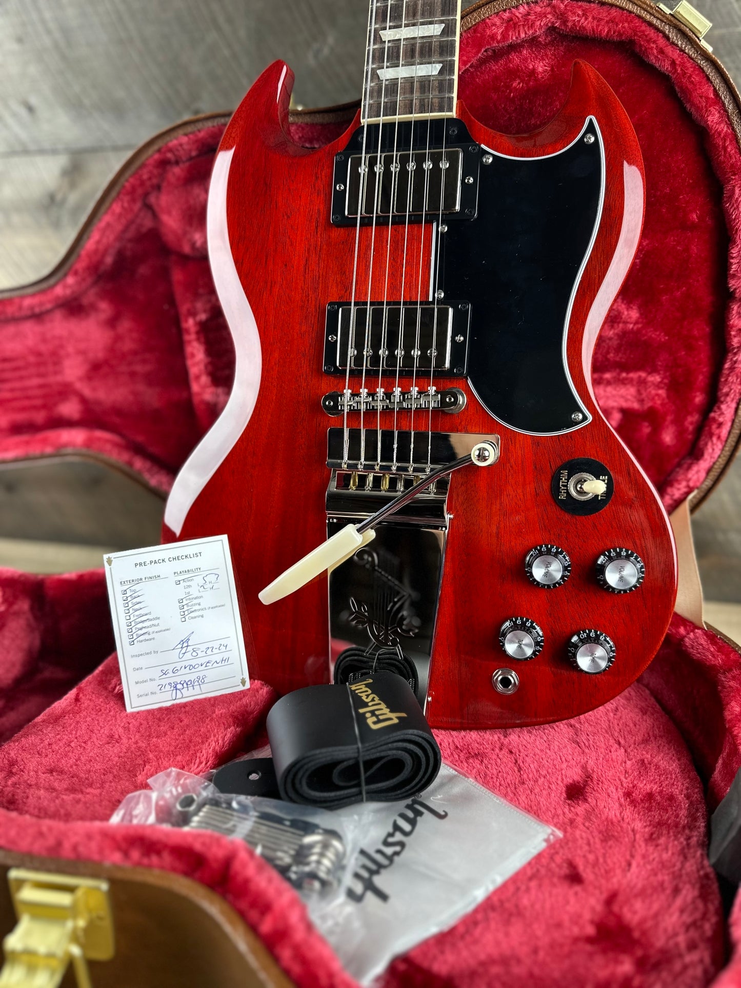 Gibson SG Standard '61 Maestro Vibrola - Vintage Cherry 219840198