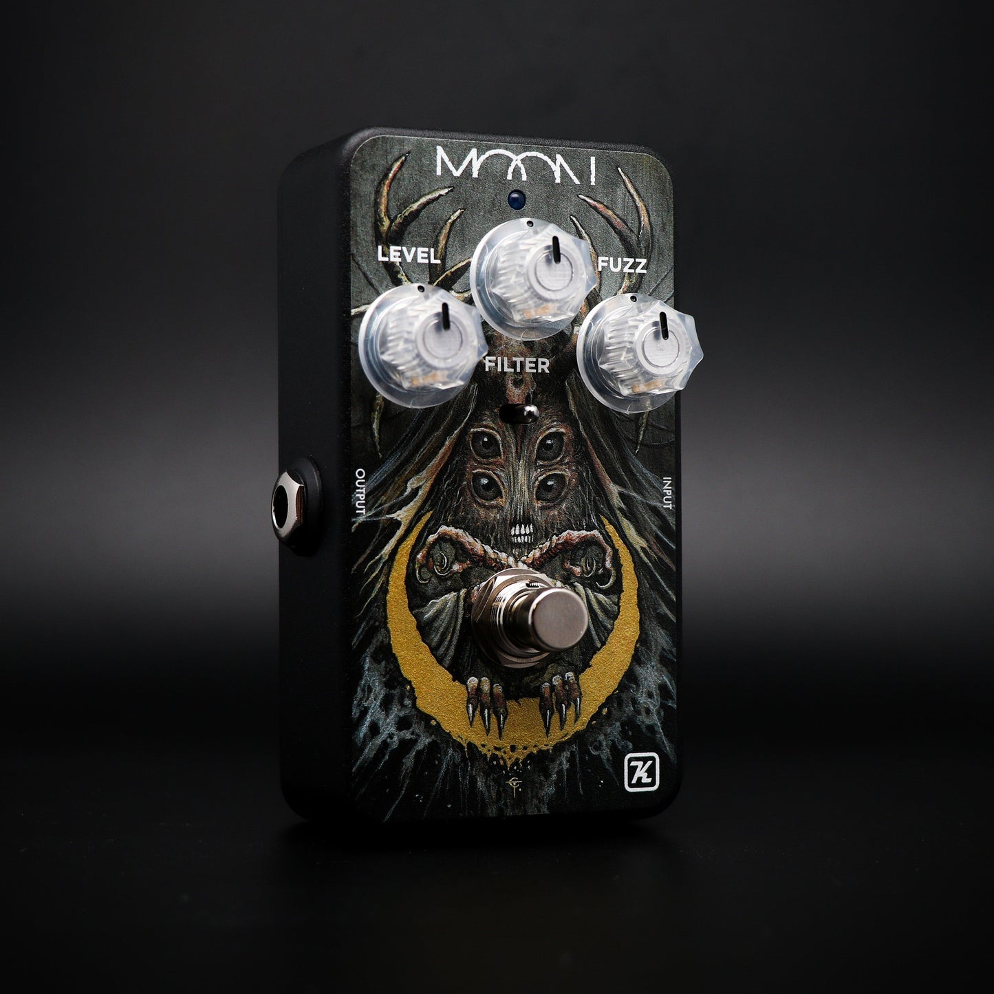 Keeley Buck Moon Op Amp Fuzz Pedal With Custom Art by Timbul Cahyono