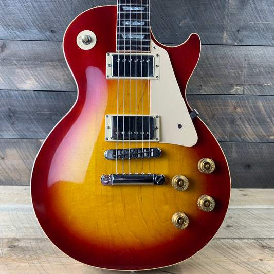 Vintage Gibson 1982 Les Paul Standard Cherry Sunburst Tim Shaw Pickups With Original Chainsaw Hard Case