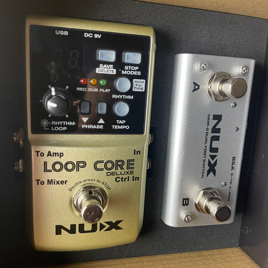 NuX Loop Core Deluxe with NMP-2 Dual Footswitch 2018 - Present - Silver