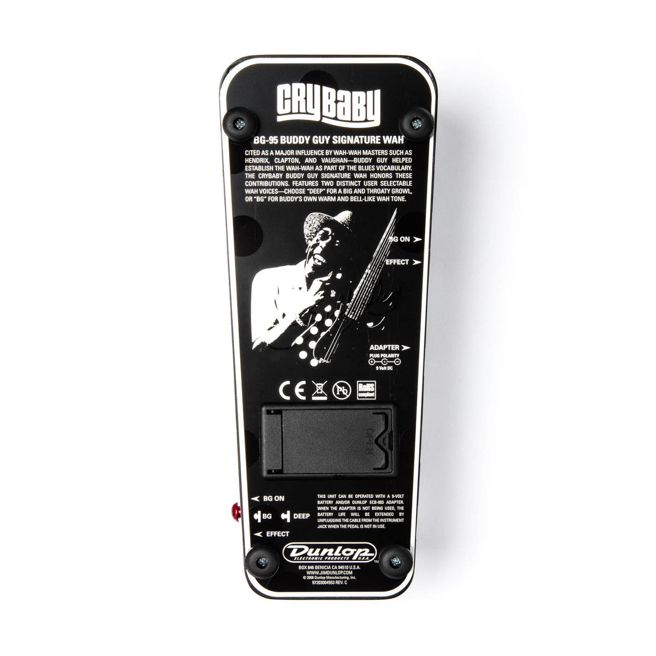 Dunlop BG95 Buddy Guy Crybaby Wah Pedal