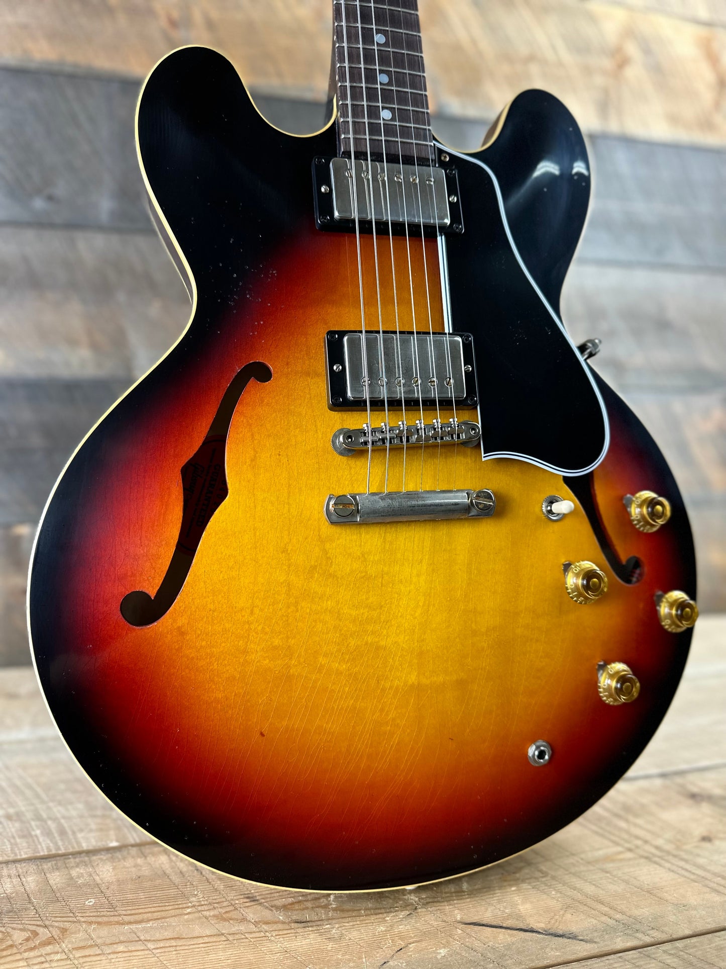 Gibson Custom Shop Murphy Lab 1958 ES-335 Light Aged - Tri-Burst A840260