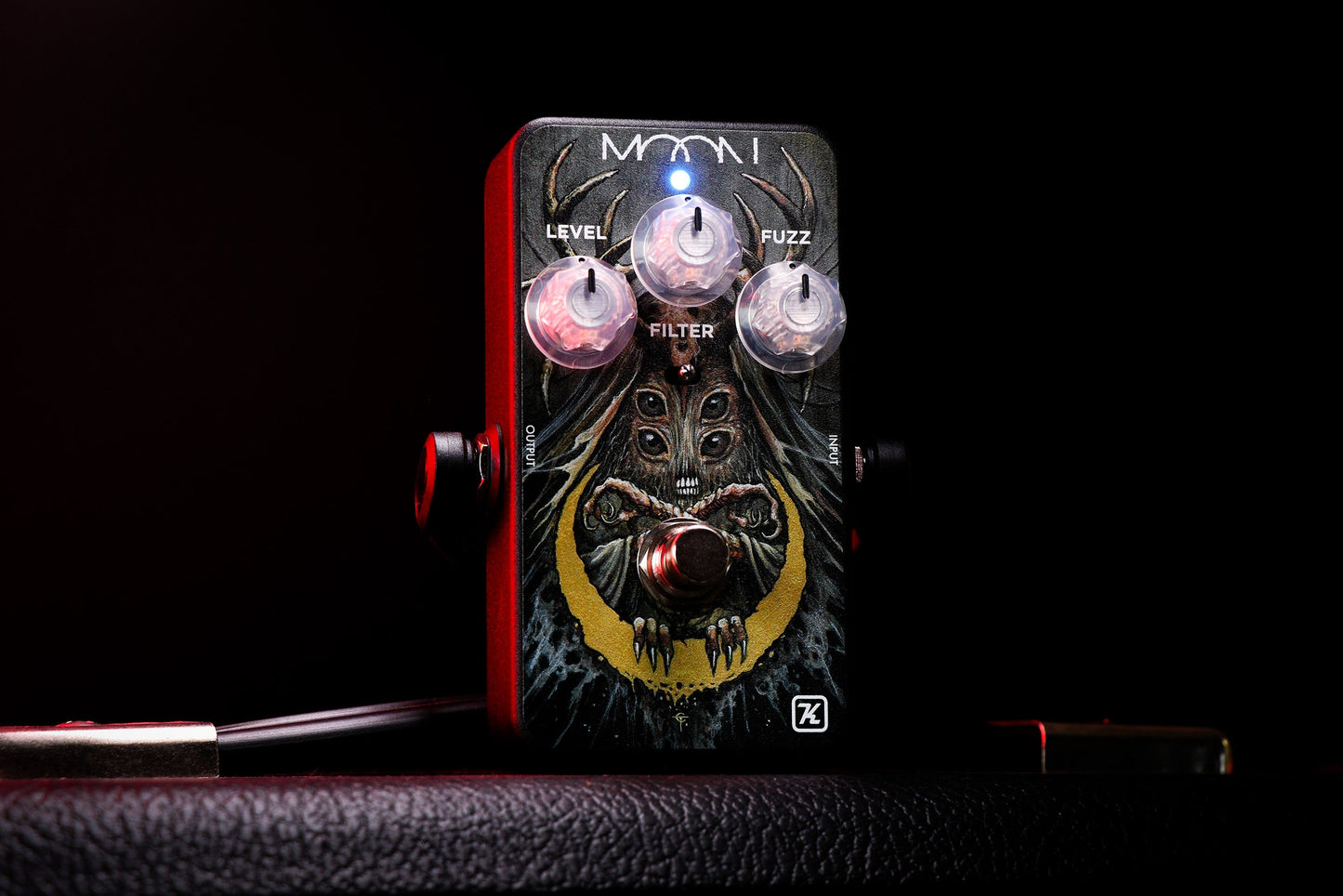 Keeley Buck Moon Op Amp Fuzz Pedal With Custom Art by Timbul Cahyono