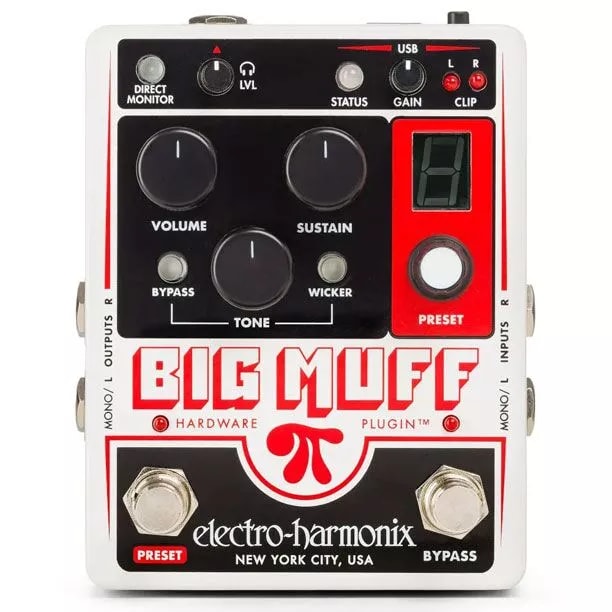 Electro-Harmonix Big Muff Pi Hardware DAW Plugin Pedal