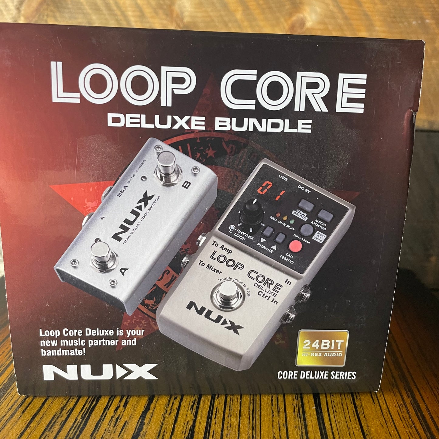 NuX Loop Core Deluxe with NMP-2 Dual Footswitch 2018 - Present - Silver