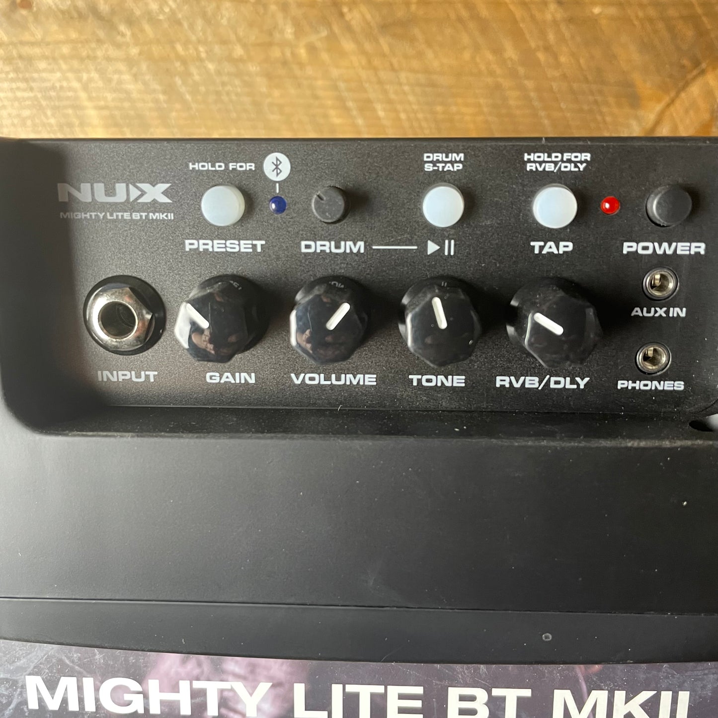 NuX Mighty Lite BT 3-Watt Desktop Bluetooth Guitar Combo 2020s - Black