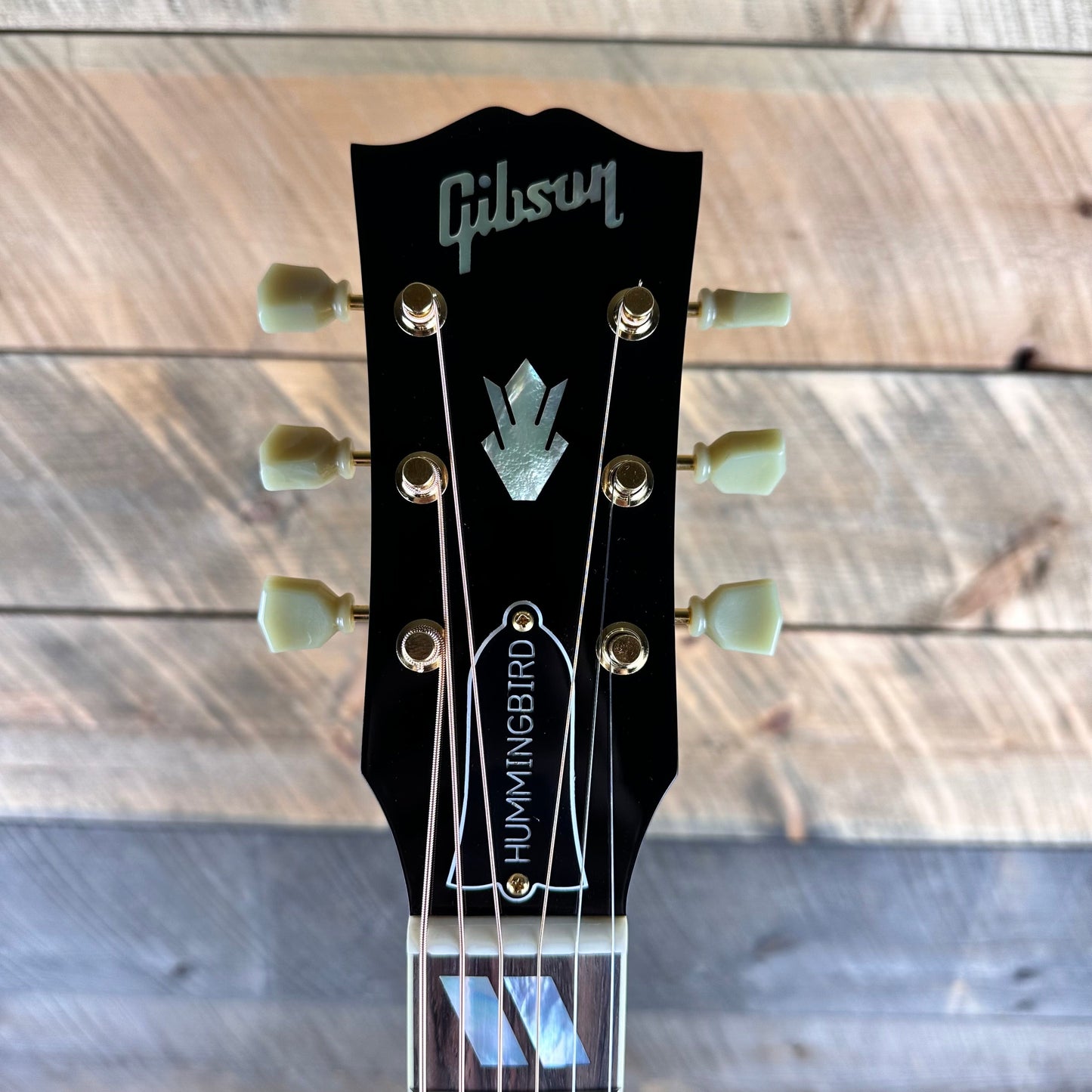 Used Gibson Hummingbird Original Acoustic-Electric Guitar - Antique Natural 23103087 Shop Display