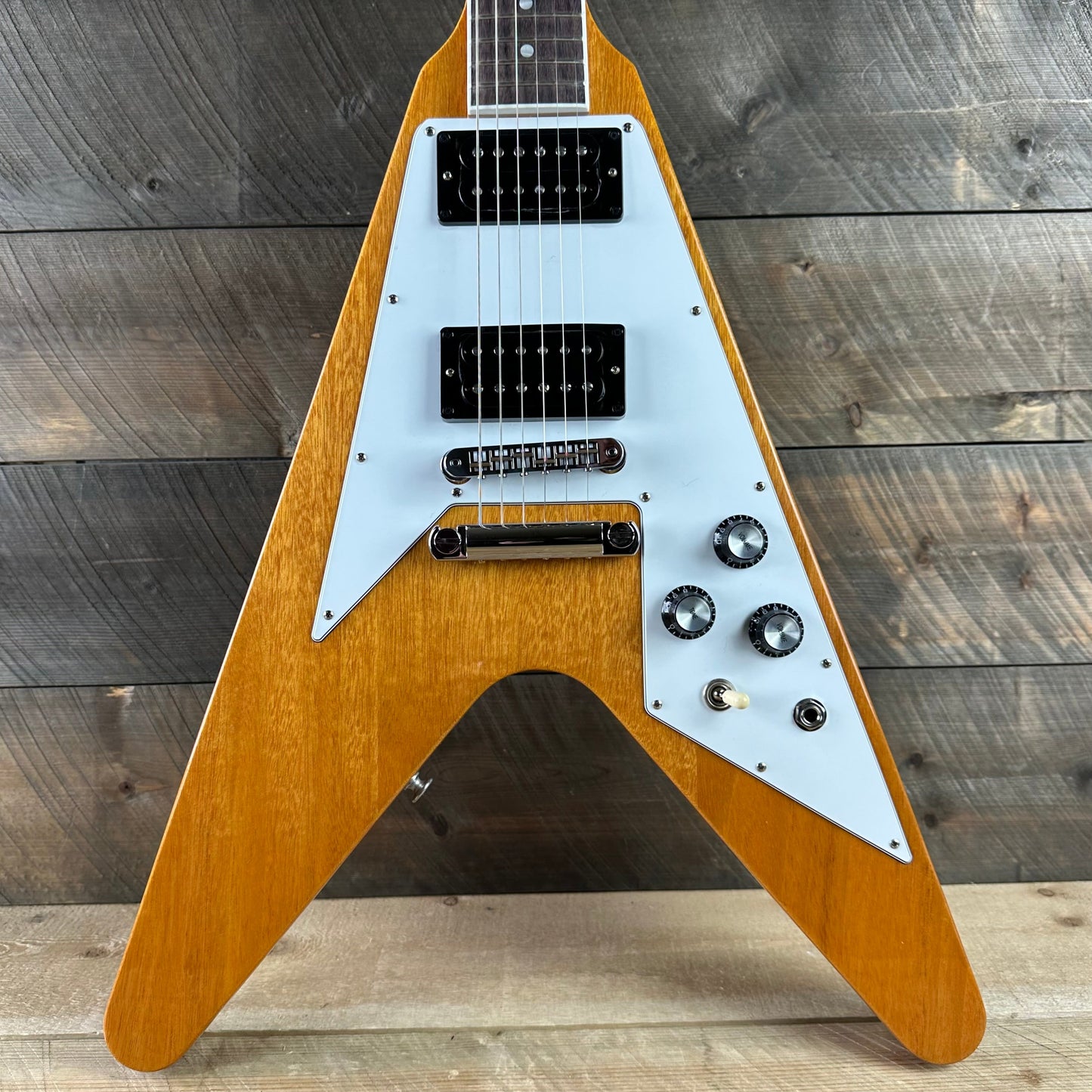 Gibson 70s Flying V Antique Natural - 202940125