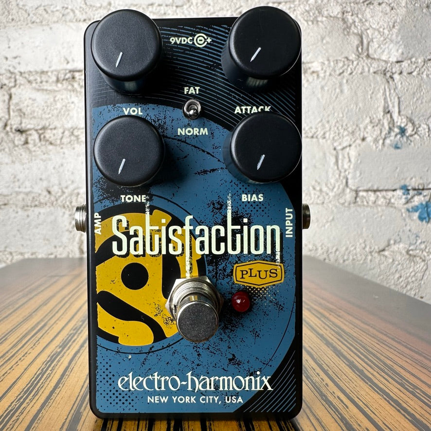 Used Electro-Harmonix Satisfaction Plus Fuzz 2023 - Present - Black / Blue Graphic